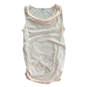 Old Navy Maternity Light Pink Sleeveless Ruched Side Top – Women’s Medium